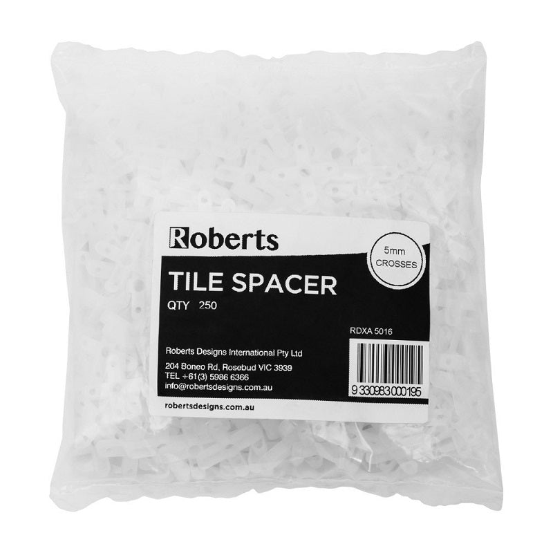 RDXA5016 Roberts Design X Shape Spacer 5MM*250 Bag