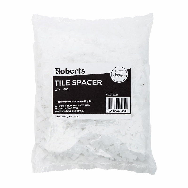 RDXA5023 ROBERTS DESIGN DEEP X SHAPE SPACER 1.5MM*500 BAG