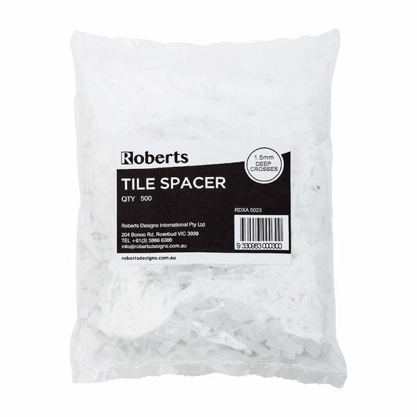 RDXA5023 ROBERTS DESIGN DEEP X SHAPE SPACER 1.5MM*500 BAG