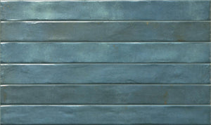 DSS Tile RON0011 GRAFFITI SUBWAY BLUE SATIN 48X450MM J92632
