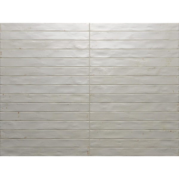 DSS Tile RON0014 GRAFFITI SUBWAY WHITE SATIN 48X450MM J92639