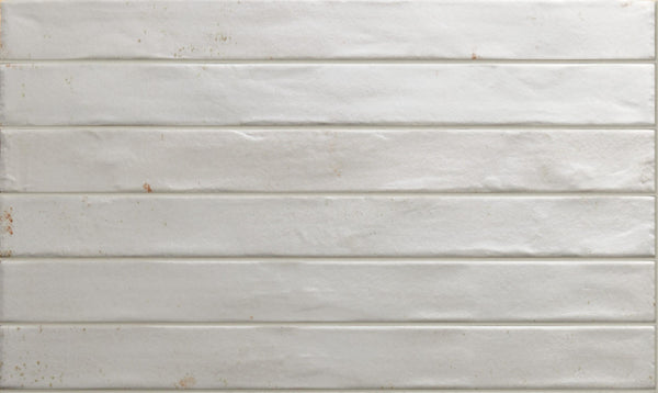 DSS Tile RON0014 GRAFFITI SUBWAY WHITE SATIN 48X450MM J92639