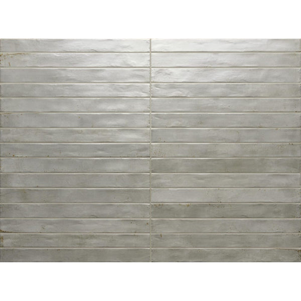 DSS Tile RON0015 GRAFFITI SUBWAY LIGHT GREY SATIN 48X450MM J92636