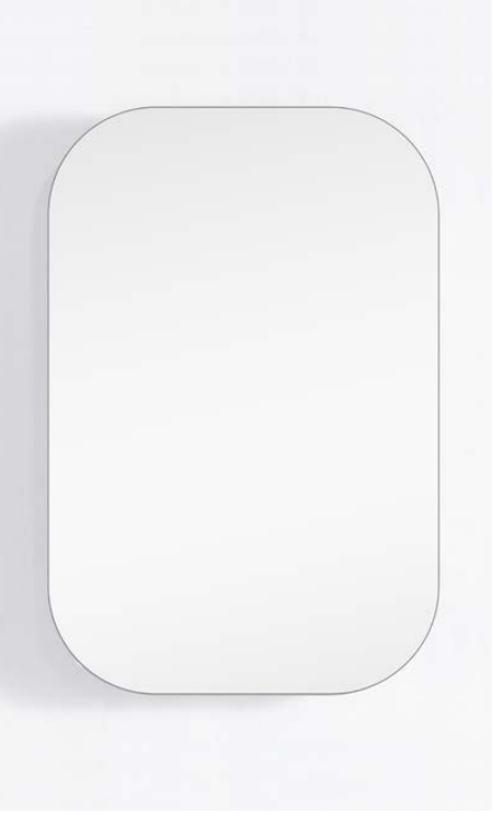 RSH-6090MB Eric Collection 600X900x155MM Matt Black SHAVING CABINET
