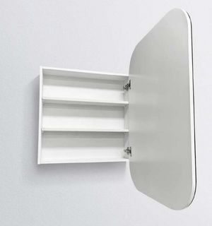 Avia Vanities RSH-6090MW Eric Collection 600X900x155MM Matt White SHAVING CABINET