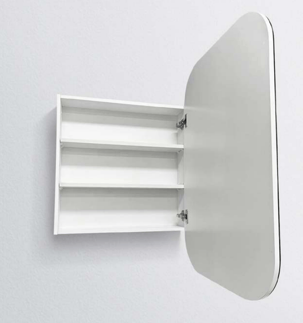 Avia Vanities RSH-6090MW Eric Collection 600X900x155MM Matt White SHAVING CABINET