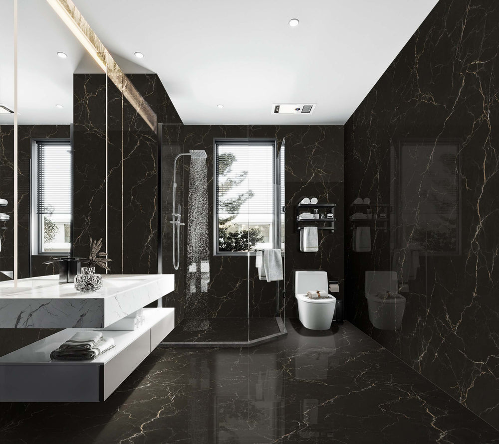 Tempest Collection - SST02 Rafal Gold Galaxy 3200x1600x12mm Matt Finish