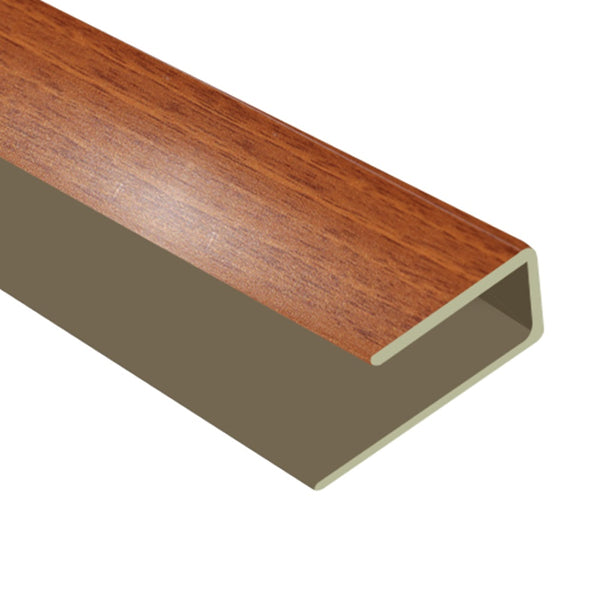 Timber Flooring Metal Junior End Trim - REDWOOD