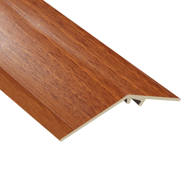 Timber Flooring Metal Ramp Trim - REDWOOD