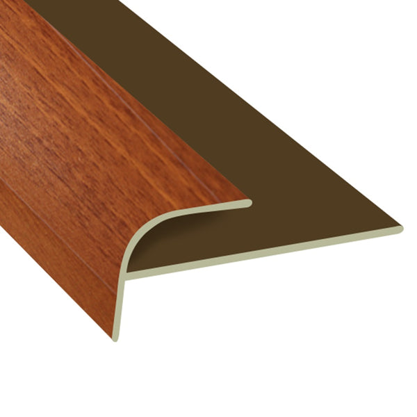 Timber Flooring Metal Junior Stair Trim - REDWOOD