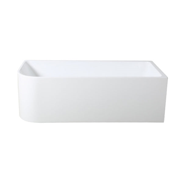 Corner MWBT-6R-1700-580 Right Corner BTW Bathtub Matte White  NON OVERFLOW 1700 x 730 x 580mm