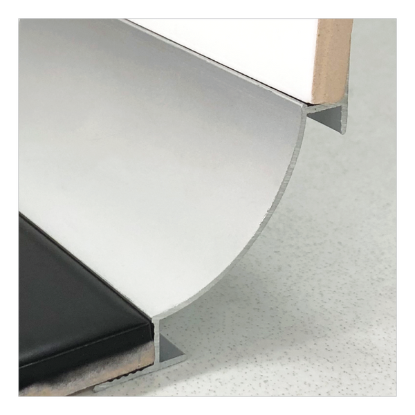 Cove Trim 3m - Matt Silver