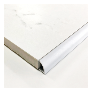 Round Edge Trim Aluminium 3m - Matt Silver