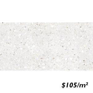 SAI0004 FRAMMENTA TERRAZZO BIANCO POLISH RECT 300X600MM