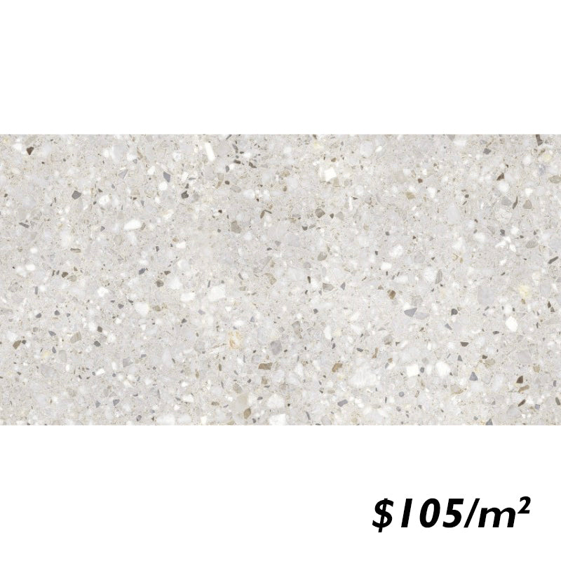 SAI0009 FRAMMENTA TERRAZZO PERLA POLISH RECT 300X600MM