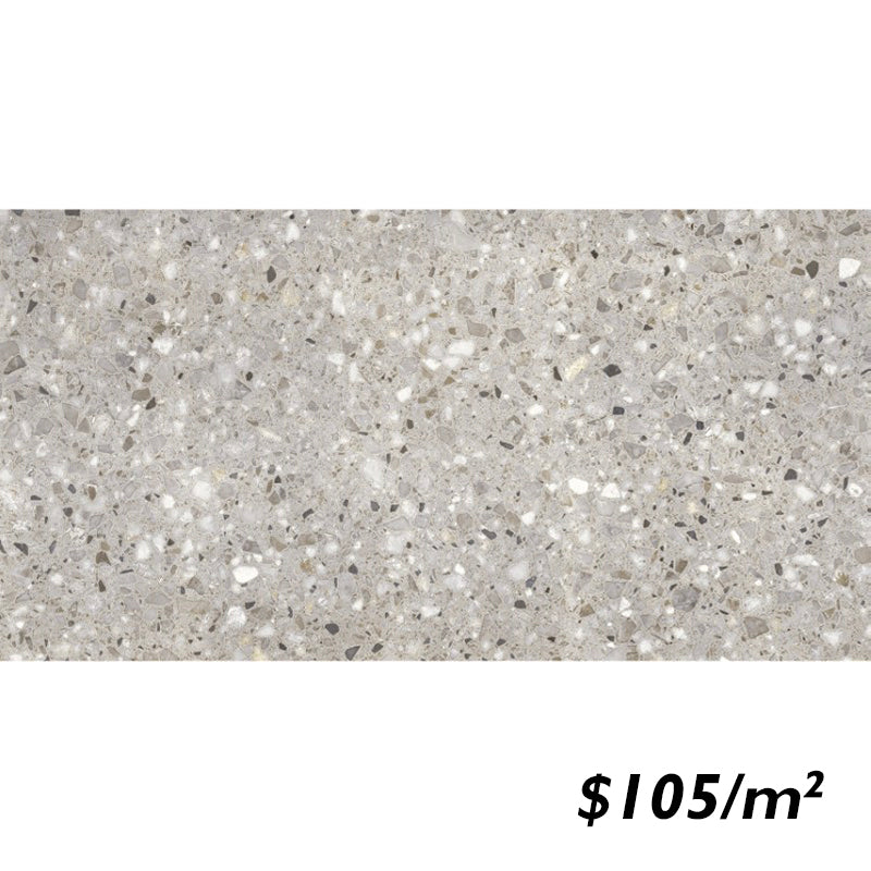 SAI0014 FRAMMENTA TERRAZZO TAUPE POLISH RECT 300X600MM