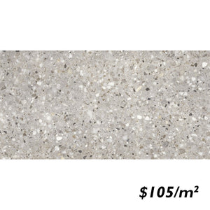 SAI0014 FRAMMENTA TERRAZZO TAUPE POLISH RECT 300X600MM