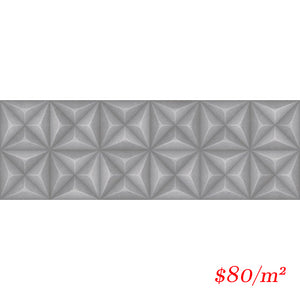 SENGY310 60616 SENSORIAL DIAMOND GREY MATT 333X1000MM