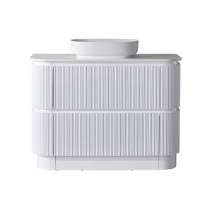 Hudson 1200mm Floor Standing Matt White Vanity SK68-1200WM