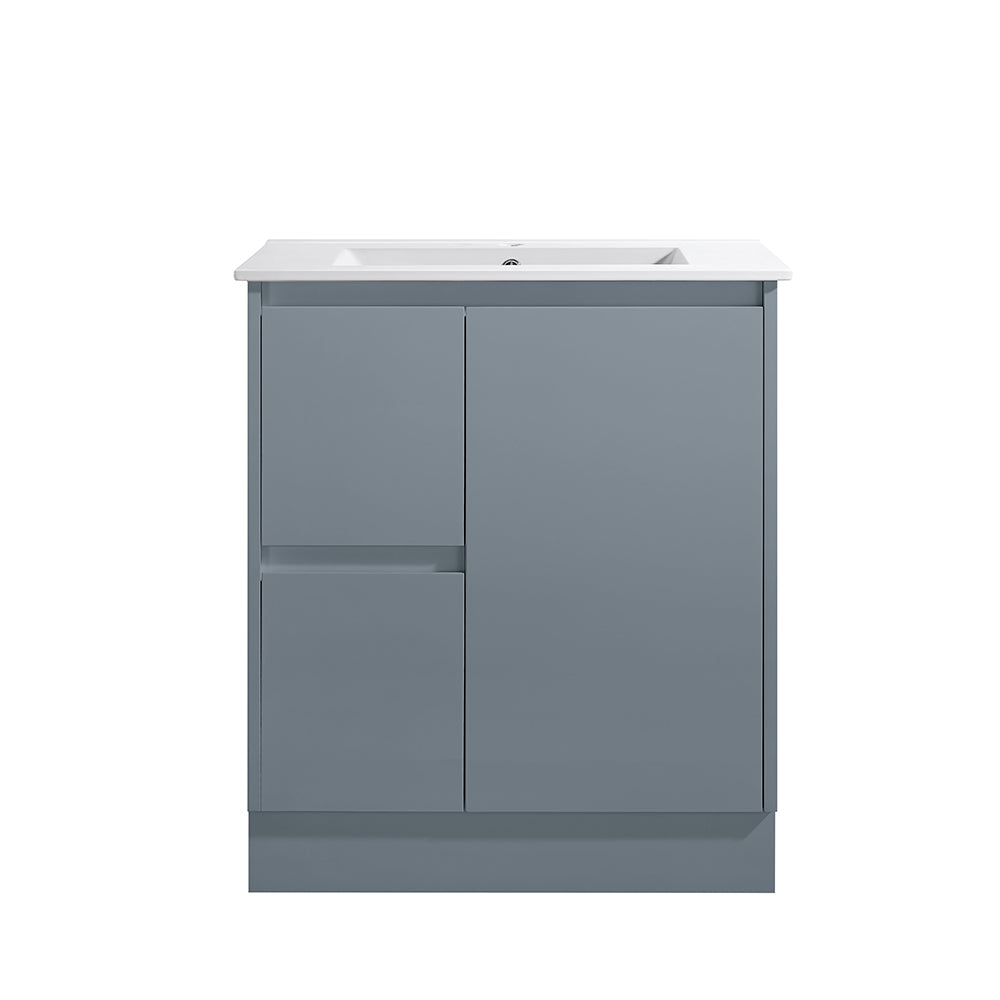 SK7-750WGM Sammy Collection Vanity 750mm - Matt Grey Single Bowl