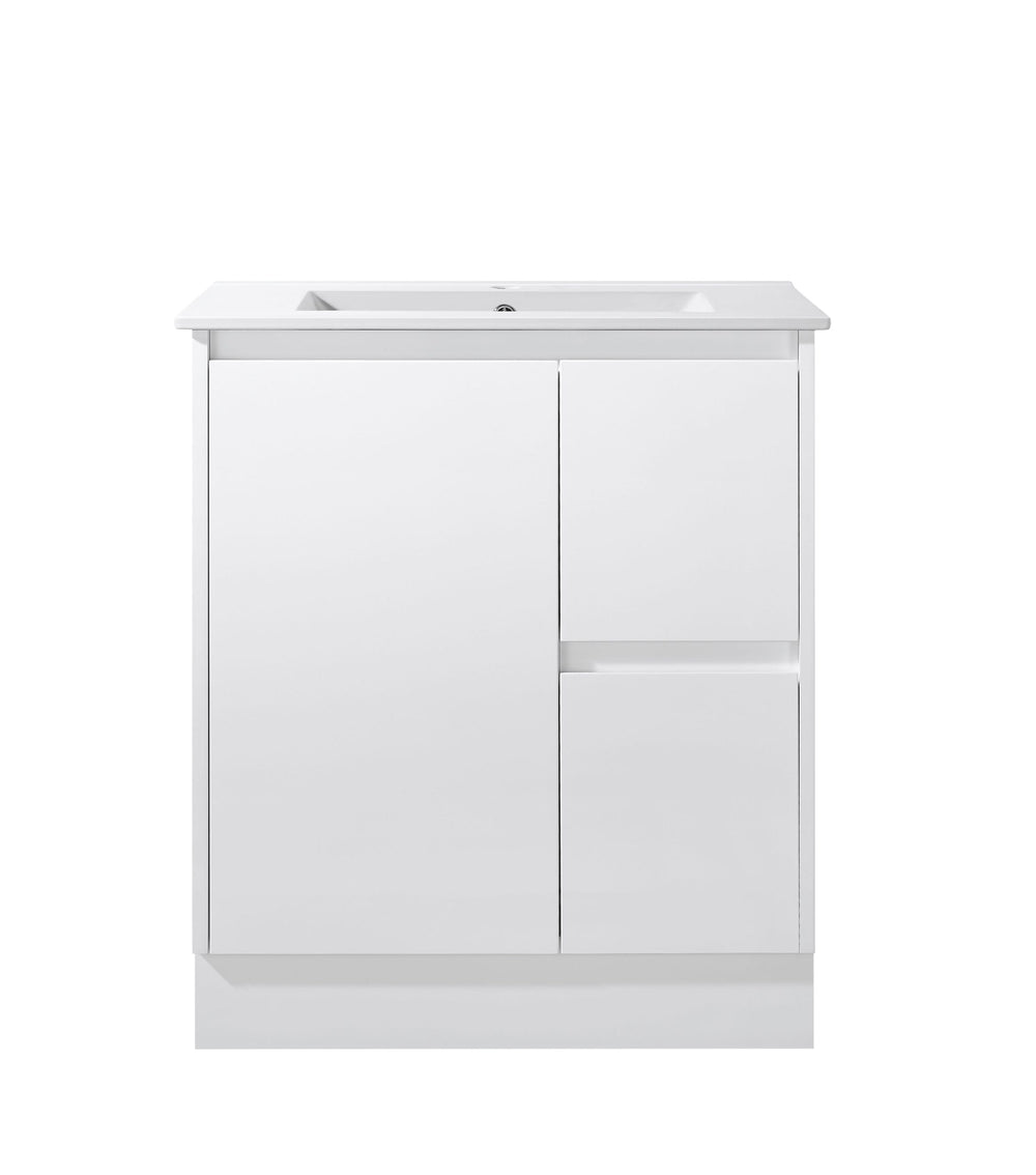 SK7-750W Sammy Collection Vanity 750mm - Gloss White Single Bowl