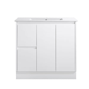 SK7-900WM Sammy Collection Vanity 900mm - Matt White Single Bowl