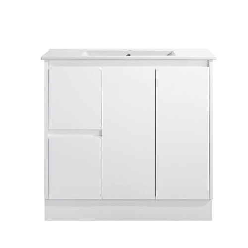 SK7-900WM Sammy Collection Vanity 900mm - Matt White Single Bowl