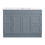 SK76-1200WGM Quinn Collection Vanity 1200mm - Matt Grey Single Bowl / Double Bowls