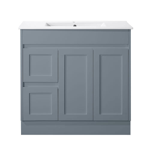 Azura Vanities SK76-900WGM Quinn Collection Vanity 900mm - Matt Grey Single Bowl