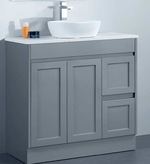 Avia Vanities SK76-900WGM Quinn Collection Vanity 900mm - Matt Grey Single Bowl