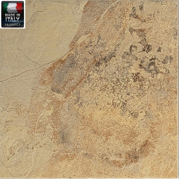 SLA OCH45 SLATY OCHRE 453X453MM R10 STRUCTURED Made in Italy