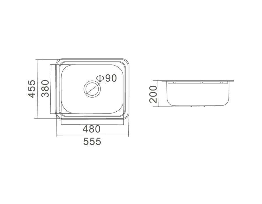 SS A23 LAVASSA Single 35L Laundry Tub