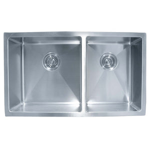 SS 4031A IMPACT UNDERMOUNT DOUBLE SINK Capacity: 32L & 24L