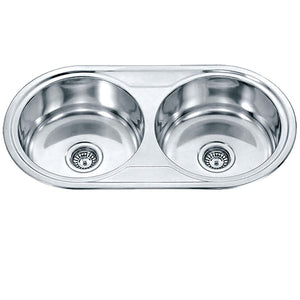 SS LL89L DANTE Double Bowl Capacity: 2x20L