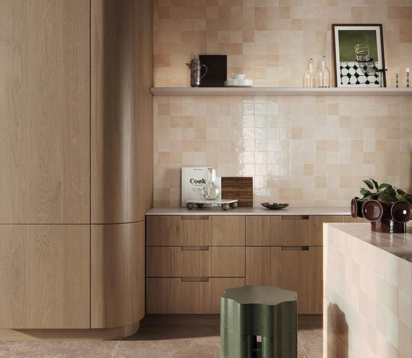 VL Tile Sartoria Alchemica Argilla Gloss Subway Tile 100x100mm Made In Italy