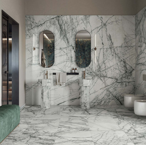 ET Tile Sensi Signoria Lilac Grey Natural Mable Look Tile 600X1200mm