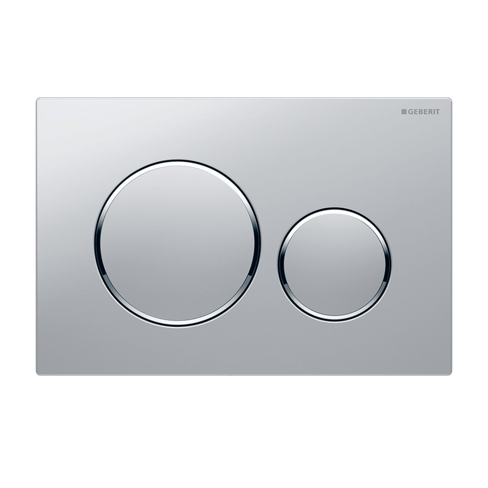 Sigma 20 Stainless Steel — Round Dual Flush Button - Matt Chrome