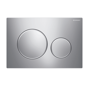 Noveen Toilets Sigma 20 Stainless Steel — Round Dual Flush Button - Chrome