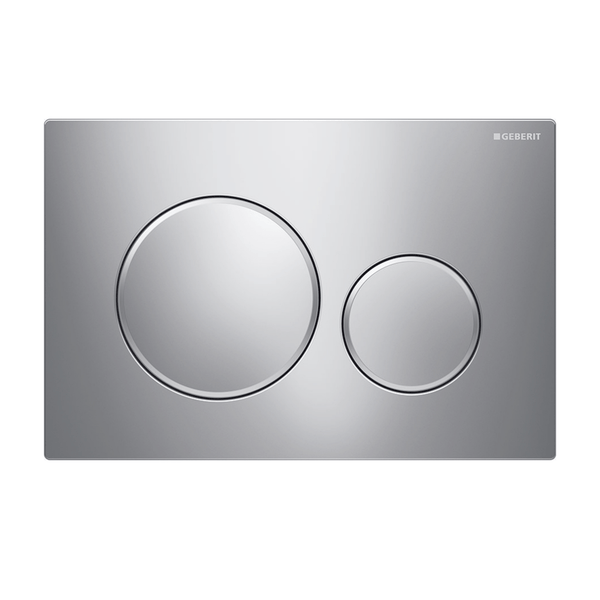 Noveen Toilets Sigma 20 Stainless Steel — Round Dual Flush Button - Chrome