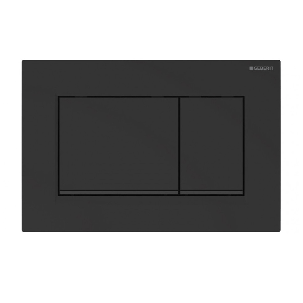 Sigma 30 — Square Dual Flush Button - Matt Black