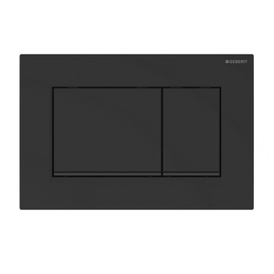 Noveen Toilets Sigma 30 — Square Dual Flush Button - Matt Black