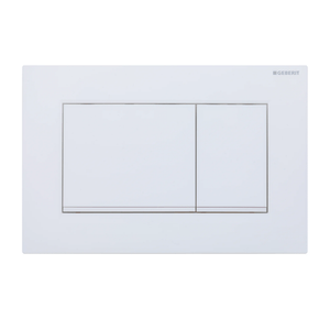 Noveen Toilets Sigma 30 — Square Dual Flush Button - Matt White
