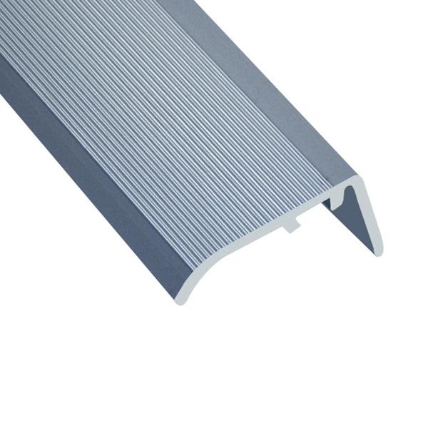Timber Flooring Metal Border Trim - SILVER