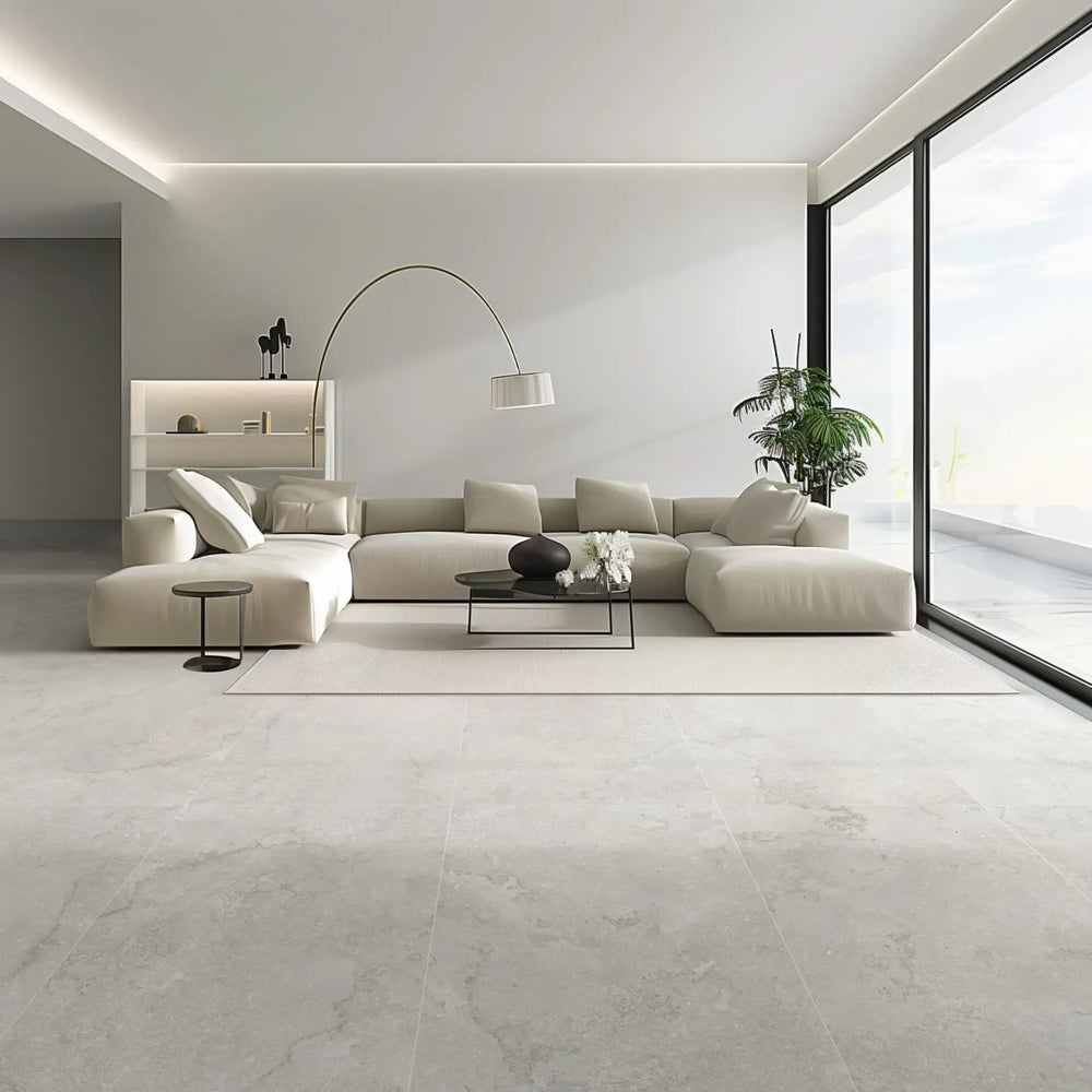 PORSTOSIL6060M	PORTLAND STONE SILVER 60X60