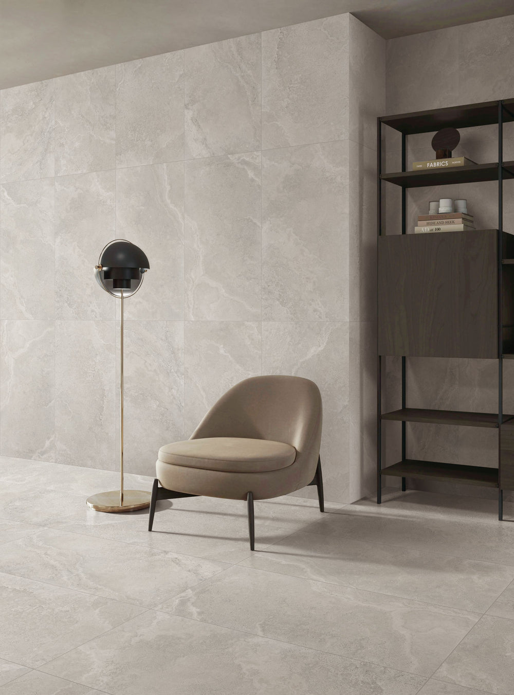 612CRWSVM 612CR03 CROWN TRAVERTINE SILVER MATT P3 600X1200