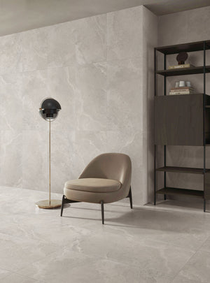 612CRWSVM 612CR03 CROWN TRAVERTINE SILVER MATT P3 600X1200