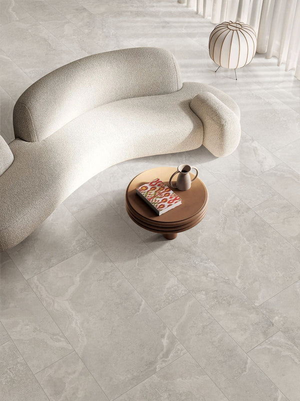 612CRWSVM 612CR03 CROWN TRAVERTINE SILVER MATT P3 600X1200
