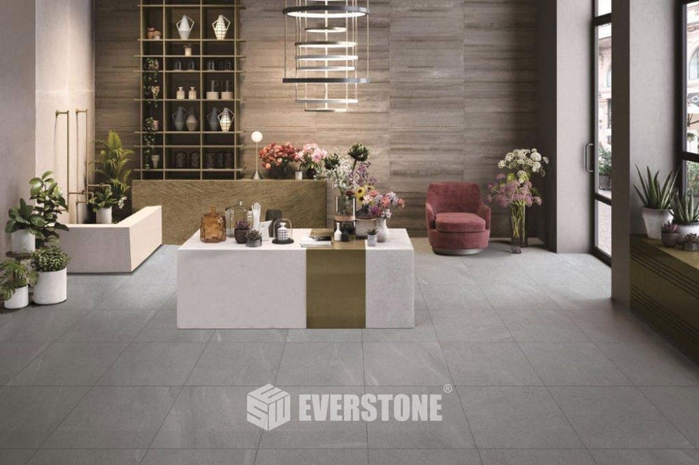 GP-BS-SIL3030M Baystone Porcelain Tile Silver 300x300x10 Matt