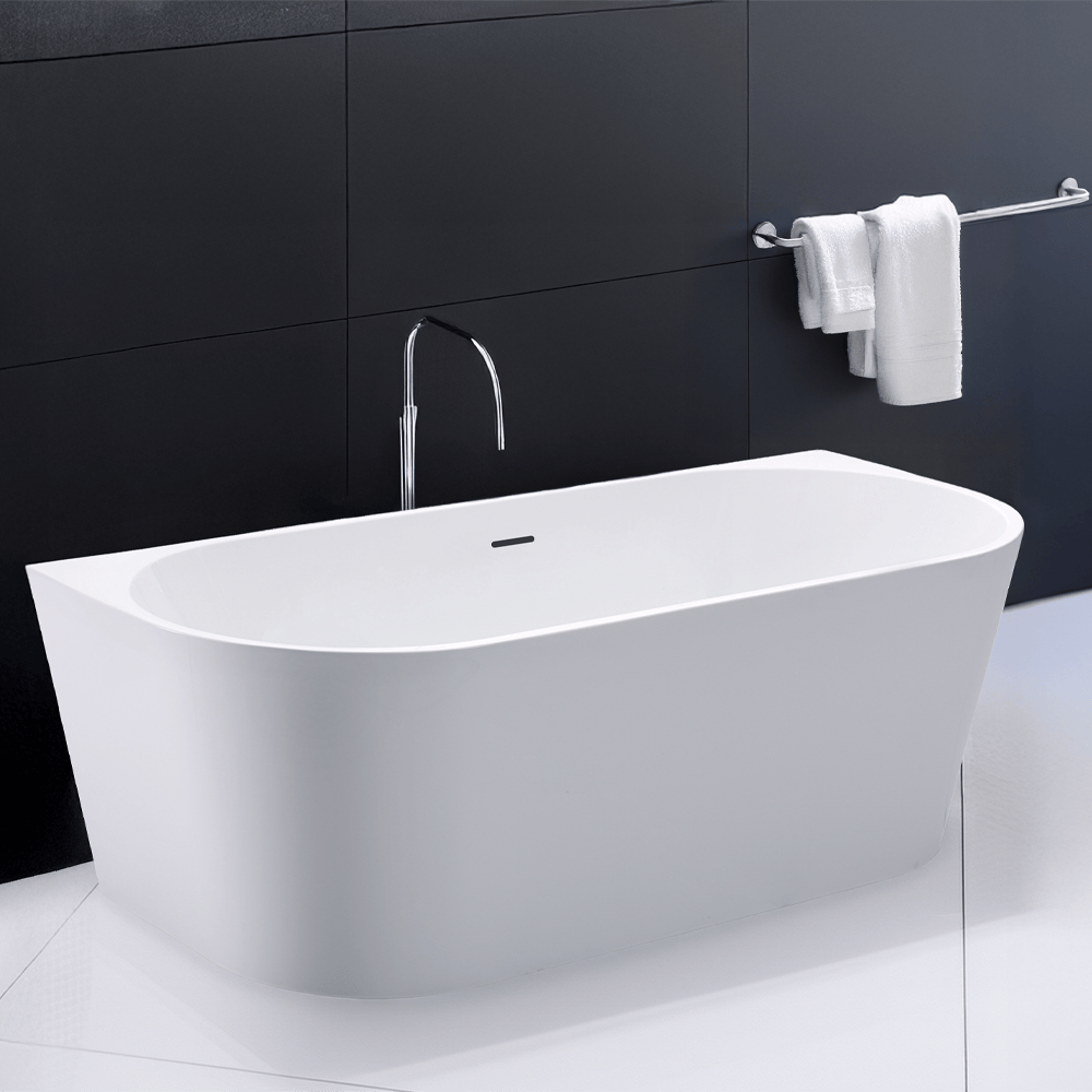 Noveen Bathtubs BTS1700 Sorrento Back to Wall Bathtub 1700x750x580mm