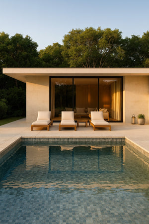 STH056 2SR1 SOUTH PACIFIC FIJI STONE GREY MOSAIC 47X47